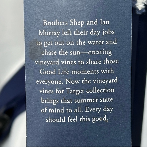 NWT Limited Edition Vineyard Vines x Target Navy Padded Shoulder Sling Cooler - Picture 16 of 16